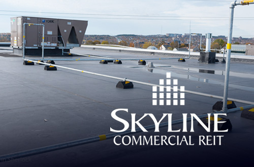 Rooftop VRF with Skyline REIT logo